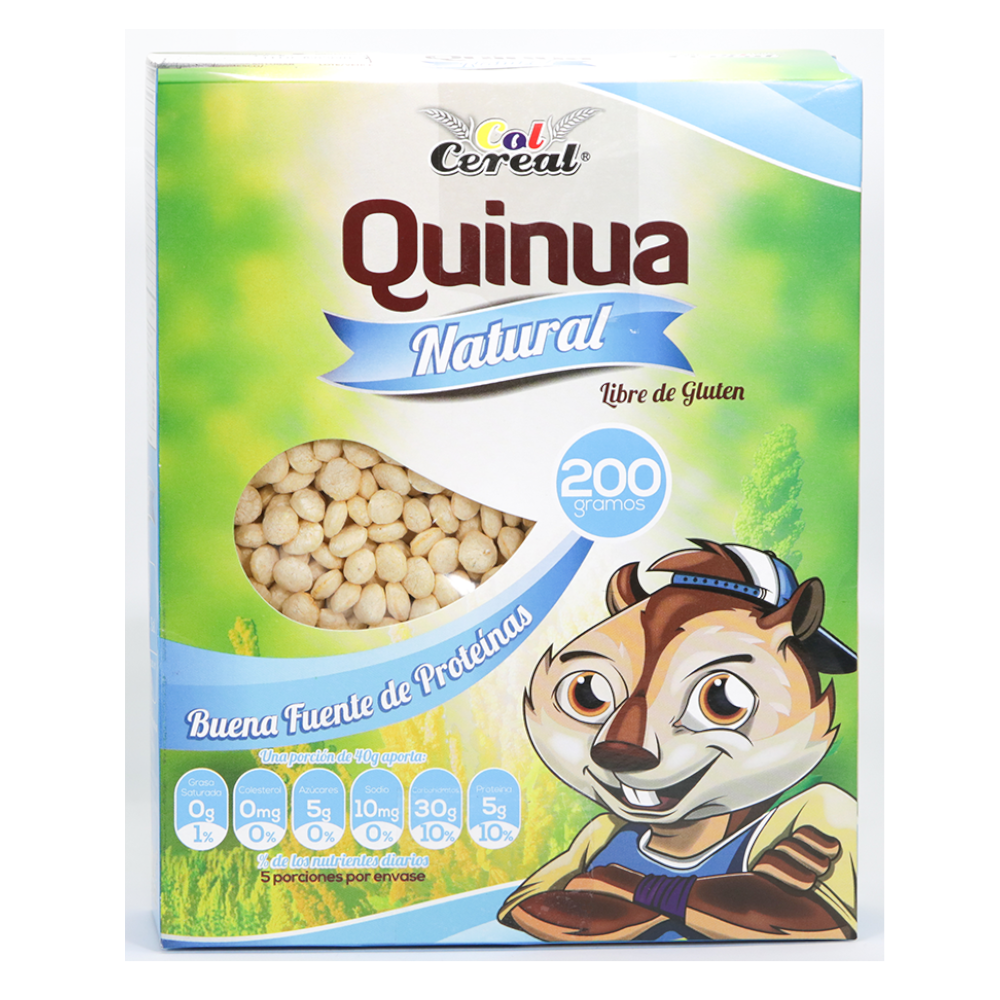 Quinua Natural Col Cereal 200Gr | SuperBooM